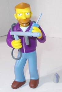 Simpsons HANK SCORPIO wos Albert Brooks COMPLETE World of SPRINGFIELD figure - Picture 1 of 5
