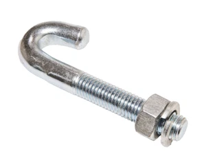 Hakenteil mit Gewinde M14 für Bruststangenendstück für PKW Pferdeanhänger - Bild 1 von 3