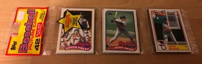 Pack Chuck Finley Jody Reed Wade Boggs Jesse Garfield Pat Perry DeWayne Buice Foto 1 de 2