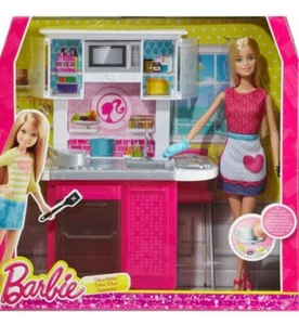 BARBIE CUISINE ET ACCESSOIRES MATTEL - Picture 1 of 9