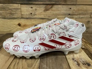 Botines de fútbol Adidas Freak 22 Big Mood DSG SM blancos rojos emoji para hombre talla 13 - Imagen 1 de 10