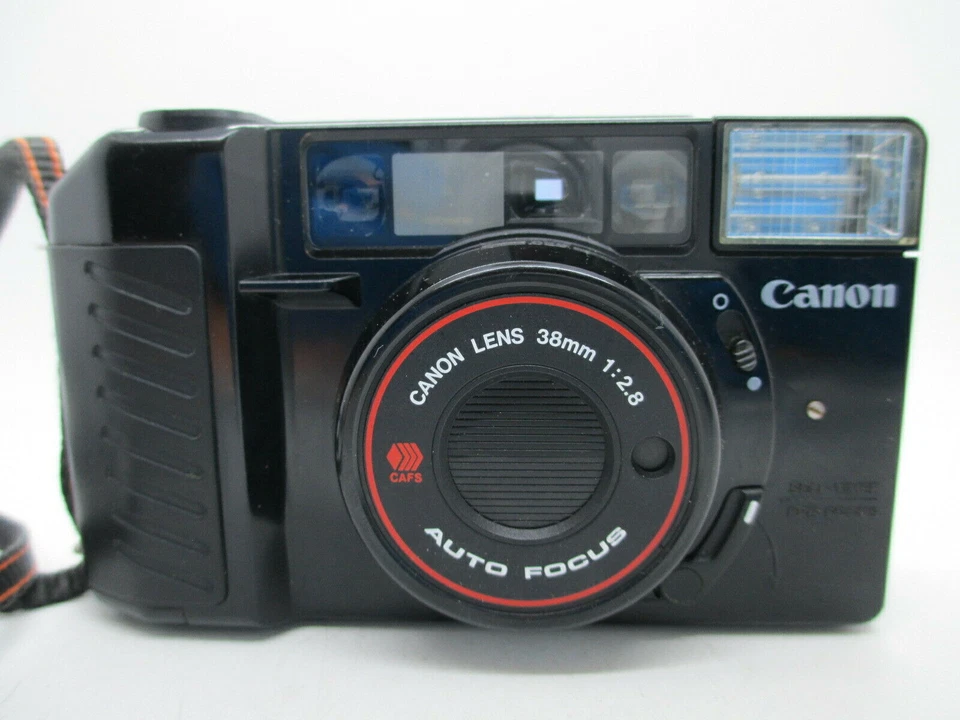 Canon Autoboy 2 AF35M II Sure Shot QD 35mm Film 38mm f/2.8 WORKING BAD Flash. - Image 1 of 3