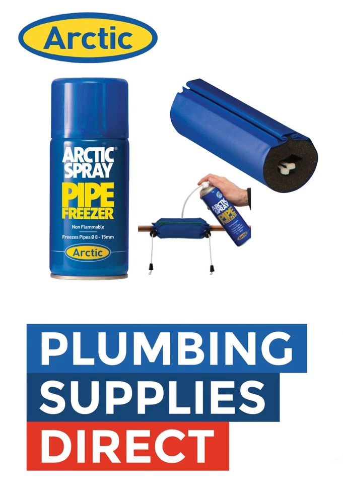 * Arctic 150g Freeze / Freezing Spray Pipe Jacket Pipe Freezing Set