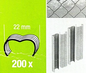 Drahtklammern GAH.ALBERTS 22 mm, 200 Stück, verzink SB-Verpackung  - Bild 1 von 2