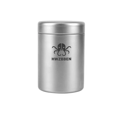 Large Stainless Steel Outdoor Camping Dust-proof Jewelry Storage Tea Pill Box - Image 1 of 4