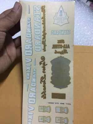 Juego de calcomanías de tobogán acuático de transferencia de bicicleta estándar viking de colección NOS Foto 1 de 4