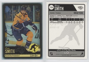 2012-13 O-Pee-Chee Black Rainbow Foil /100 Craig Smith #134