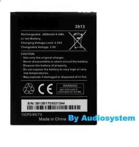 BATTERIA 2500MaH WIKO per LENNY 4, 4 PLUS, HARRY 3913 PILA NUOVA BT3913 - Foto 1 di 1