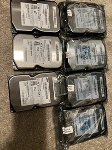 x7 Samsung Spinpoint HD040GJ P 40GB 7200RPM 3.5" SATA Desktop HD Hard Drive HDD - Picture 1 of 8