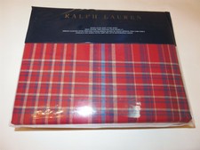Ralph Lauren Norwich Road Marrick Plaid Queen fitted sheet NEW