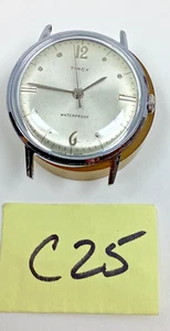 Vintage Herren 1967 Timex Marlin Dot Dash Uhr 20142467 M24 läuft Teile Reparatur LESEN - Bild 1 von 10