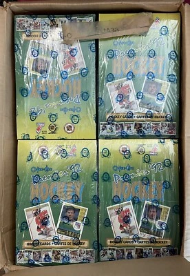 1992 O-Pee-Chee Premier Hockey Factory Sealed Hobby Box (From A Case)