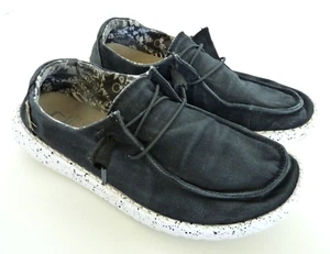 Hey Dude Wendy klassische schwarze Odyssey Damen 7 leichte Slipper Freizeitschuhe - Bild 1 von 7