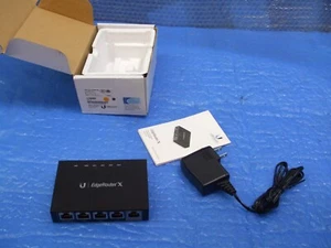 1-Ubiquiti Networks # ER-X Edge Router X 5-Port Gigabit Wired Router in box - Photo 1/6