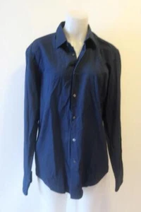 Mens Boss Hugo Boss Slim Fit Blue Diamond Design Button Dress Shirt L* - Picture 1 of 8