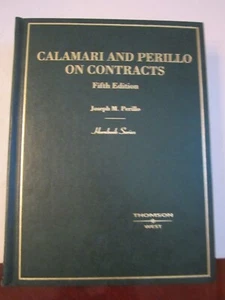 2003 CALAMARI UND PERILLO ÜBER VERTRÄGE BUCH FÜNFTE AUSGABE JOSEPH M. PERILLO - Bild 1 von 5