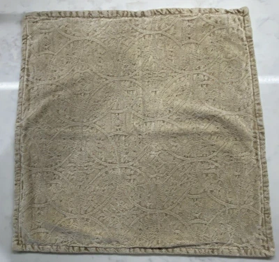 Pottery Barn Pillow Cover Khaki Tan Sand Casual  NWOT Sofa Bed Rustic Shabby 20" - Image 1 of 4