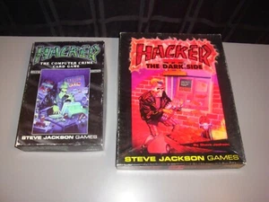 Hacker & Hacker II  Dark Side Steve Jackson Games Lot Not Complete  Sold As Is - Picture 1 of 17