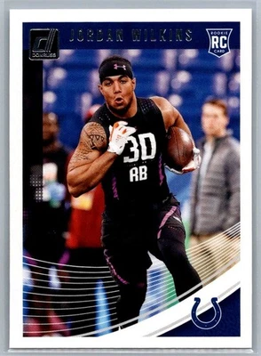 Jordan Wilkins #381, Rookie, Indianapolis Colts, 2018 Panini Donruss - Image 1 of 2