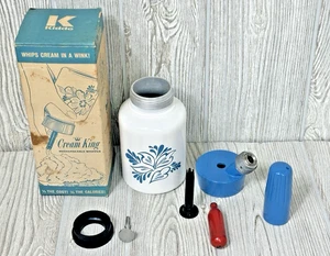 Kidde Mfg Cream King Modell 21 wiederaufladbarer Sahneaufleger mit Box Vintage 60er USA - Bild 1 von 24