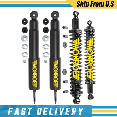 Amortiguadores delanteros traseros Monroe 4X para Chevrolet LUV 1975 1976 1977 1978 1979 1980 Foto 1 de 4