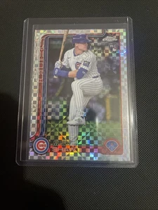 2025 Topps Chrome Matt Shaw RC X-Fractor Rookie #219 Cubs - Bild 1 von 6
