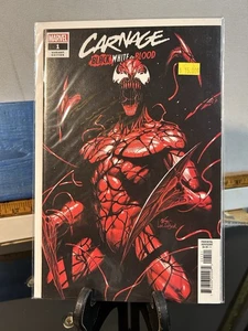 Marvel Comics Carnage Black, White & Blood #1 variante mayo 2021 - Imagen 1 de 7