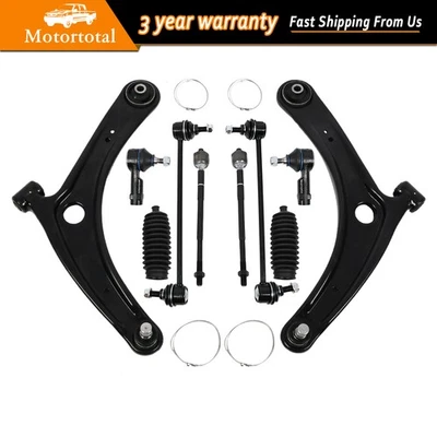 Front Lower Control Arms Sway Bars Tie Rods Kit for Mitsubishi Lancer Outlander - Image 1 of 4