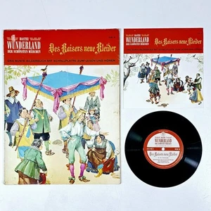 ©1969 Bastei WUNDERLAND Märchenbuch mit Schallplatte DES KAISERS NEUE KLEIDER - Bild 1 von 3