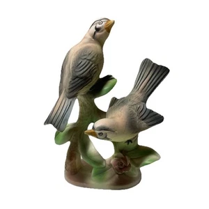 Statuina uccellino galles vintage decorazione ceramica made in Japan 6-1/2" - Foto 1 di 6