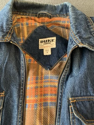 Chaqueta de mezclilla mediana para hombre Duke Haband forrada Trucker Grunge retro años 80 Foto 1 de 4