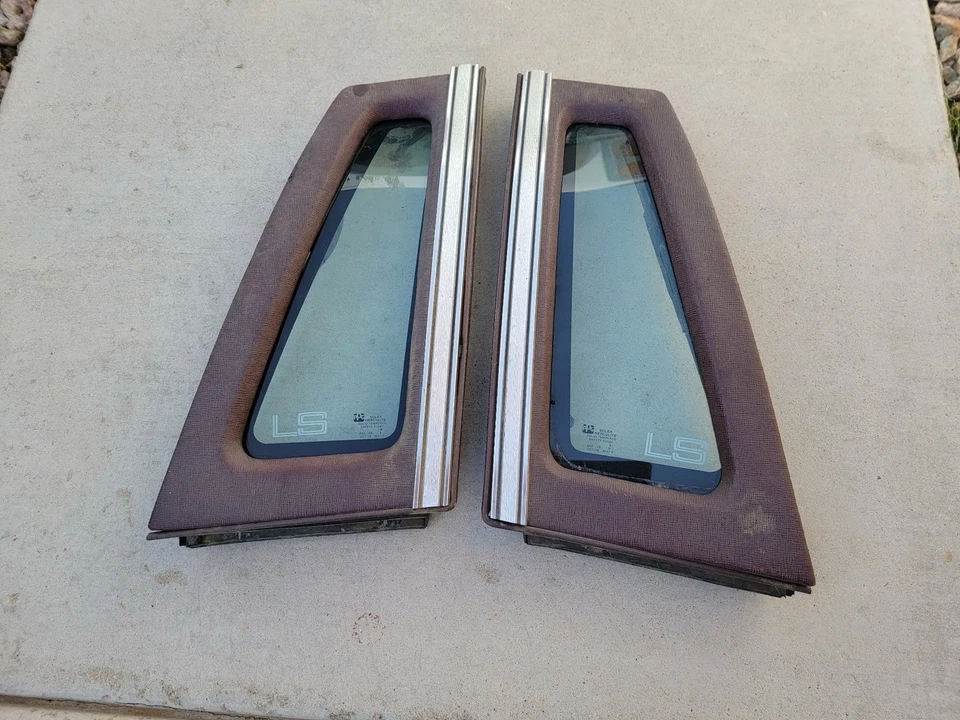 Chevrolet Caprice Brougham LS 1986-1990 cuarto trasero ventanas izquierda y derecha OEM Foto 1 de 4