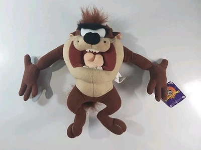 Peluche de colección oficial Looney Tunes 9" TAZ Tasmanian Devil con etiqueta Foto 1 de 4