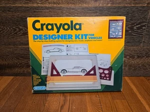 CRAYOLA Collectible Designer Kit for vehicles Creativity Art Set Vintage 80s Toy - Bild 1 von 4