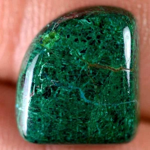 19,55 Cts 100% Naturale Sattukaite Azurite Cabochon 14 x 16 mm Pietra Preziosa TOP OA15 - Foto 1 di 2