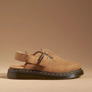 Nuovo Dr. Martens Jorge II zoccoli slingbacks mulo sandalo marrone marrone chiaro donna 10 - Foto 1 di 15