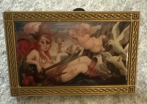 Walt Disney New Orleans Square 50th Anniversary Pirate Girl Oil Painting Pin LE - Bild 1 von 3