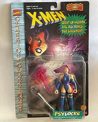 1996 Marvel X-Men Classics Psylocke Action Figure BILINGUAL W/ Light Up Knife  - Image 1 of 4