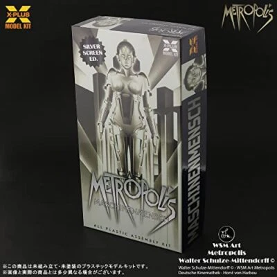 X-PLUS Metropolis Maria Silver Screen Edition Modellino in plastica in scala 1/8 - Immagine 1 di 4