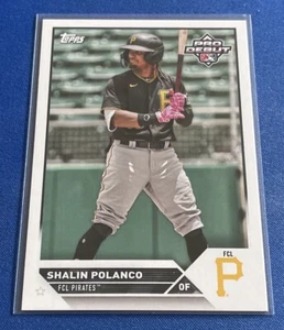 2023 Topps Pro Debut #PD-196 Shalin Polanco FCL Pirates - Picture 1 of 2