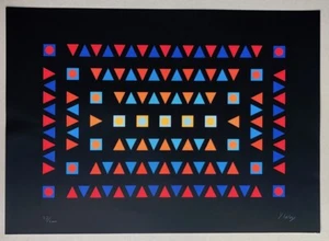 Yves Laloy serigrafia a colori firmata numerata 27/200 - Foto 1 di 1