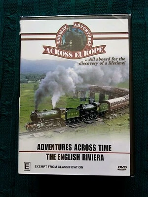 RAILWAY ADVENTURES ACROOS EUROPE - ADVENTURES ACROSS TIME/THE ENGLISH – DVD NEW - Image 1 of 2