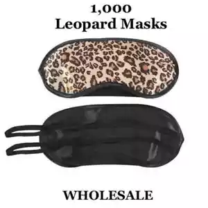 1000x Maschera Occhi Sonno Morbida Dormire Benda Riposo Relax Aiuto Viaggio Lotto INGROSSO - Foto 1 di 5
