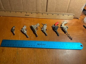 6 Vintage Key Chain Toy guns, See photos - Picture 1 of 15