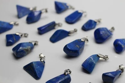 Lapislazuli Anhänger Trommelsteine Geschliffen Heilsteine  Natursteine - Bild 1 von 4