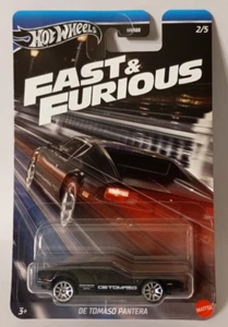 HOT WHEELS FAST & FURIOUS DE TOMASO PANTERA 2/5 FAST FIVE HRW52 - Bild 1 von 2