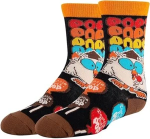 ooohyeah Kids Tootsie POP Candy Novelty Crazy Crew Socks, Silly Funny Cotton - Picture 1 of 1