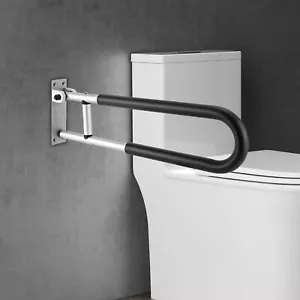Bathroom Toilet Handrail Grab Bars Safety Hand Rail For Seniors Elderly Disabled - Picture 1 of 13