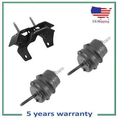 Set Front Engine Motor & Rear Manual Trans Mount For 10-15 Chevrolet Camaro 6.2L - Image 1 of 4