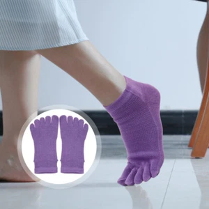 2 Pairs Toe Toe Spacer Socks Toe Alignment Toe Socks For Women Fitness Toe - Picture 1 of 12